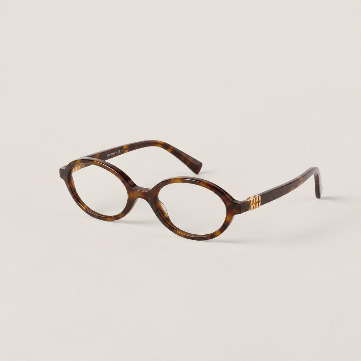 ÓCULOS MIU MIU OVAL GRAU